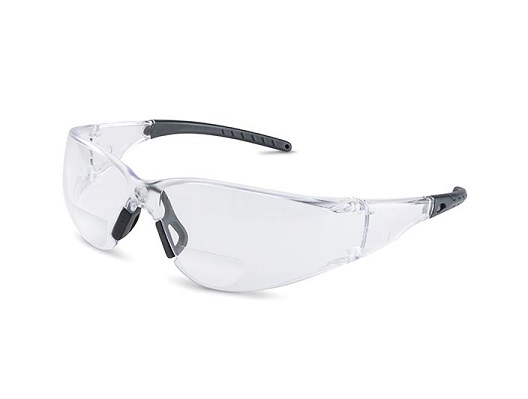 Reader, clear lens, anti-scratch, anti-fog, 1.0 Diopter Smoked Lens - Latex, Supported